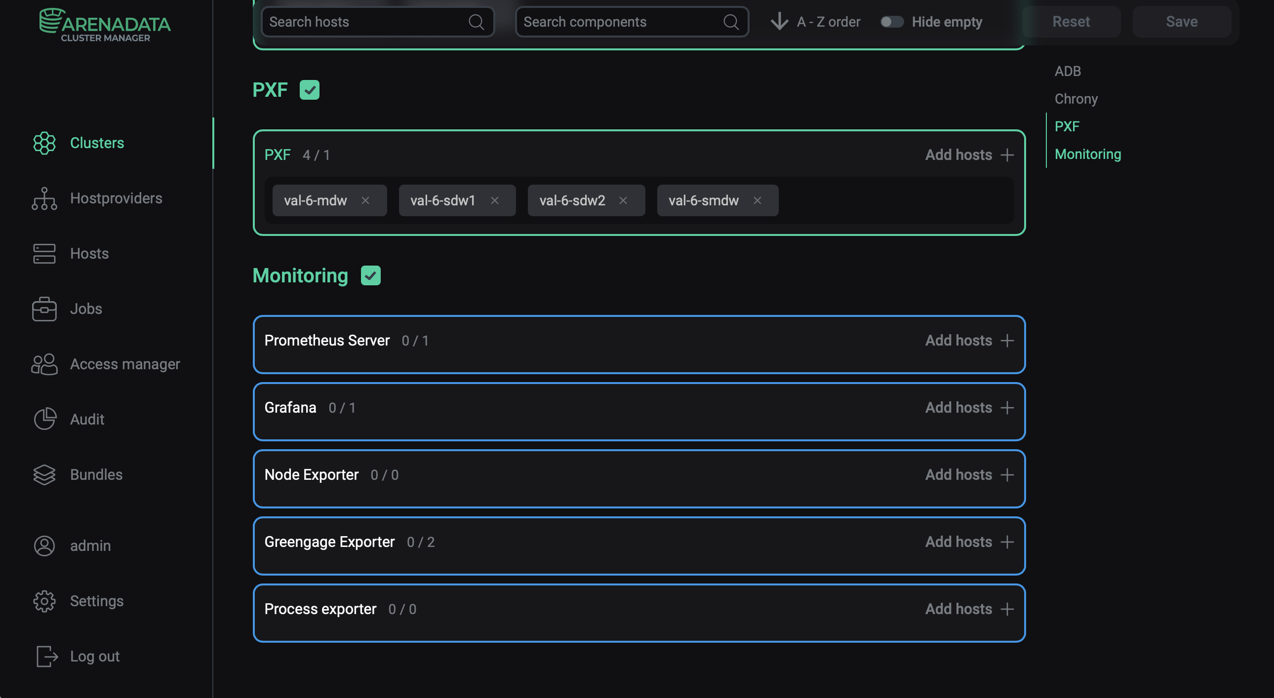 Switch to mapping service components