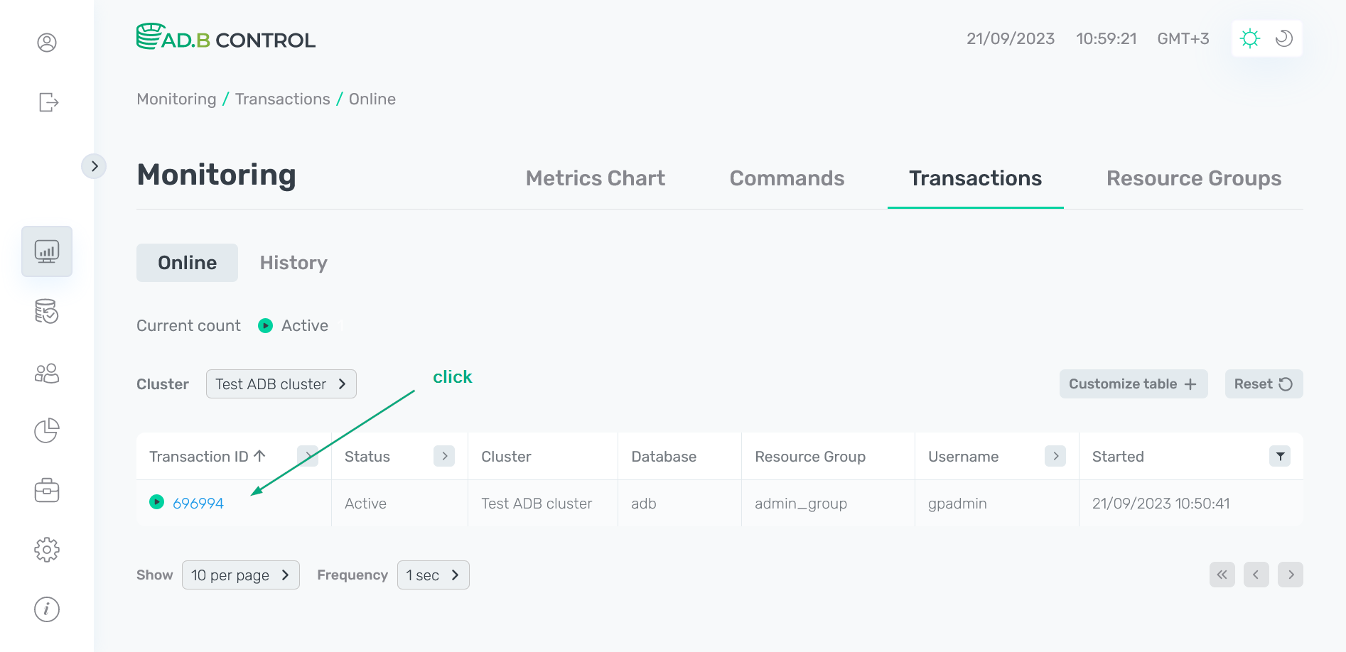 adbc transactions online4 light