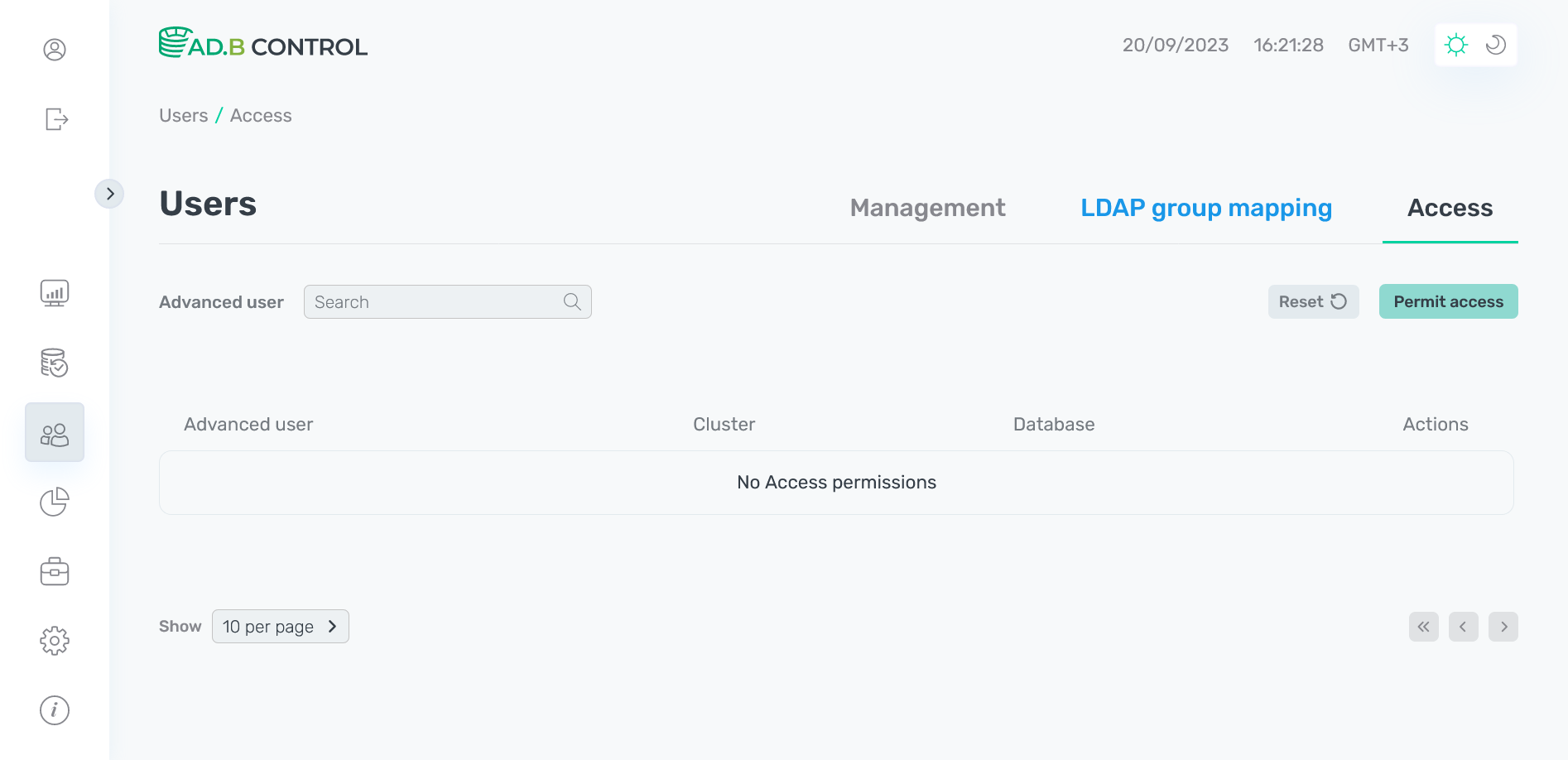Permission is removed