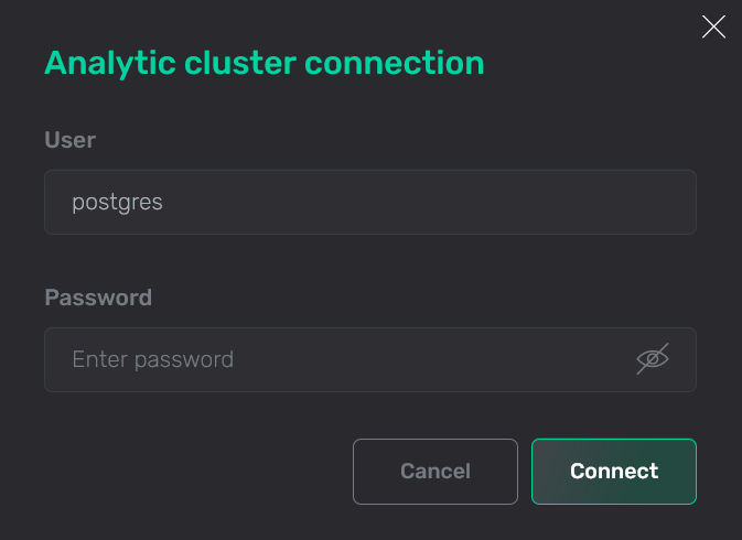 JDBC connection parameters