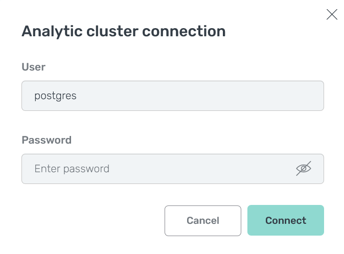 JDBC connection parameters