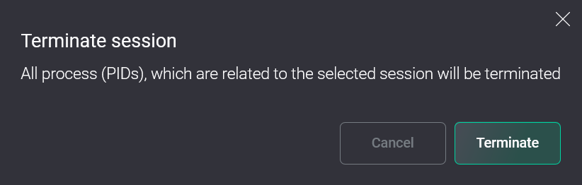 Confirm the operation