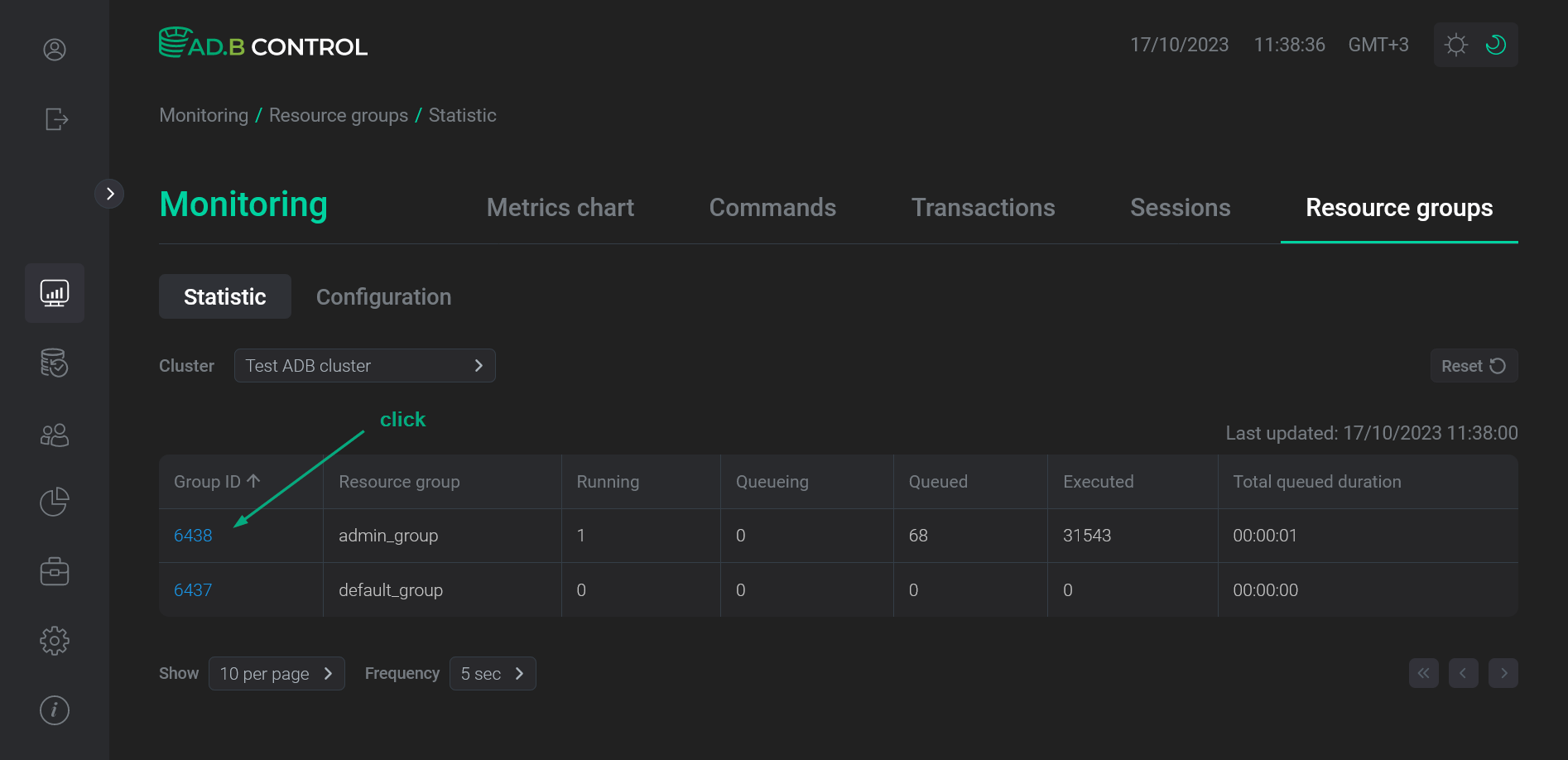Select a resource group