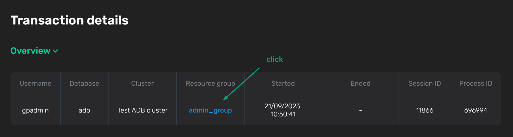 Switch to changing the resource group