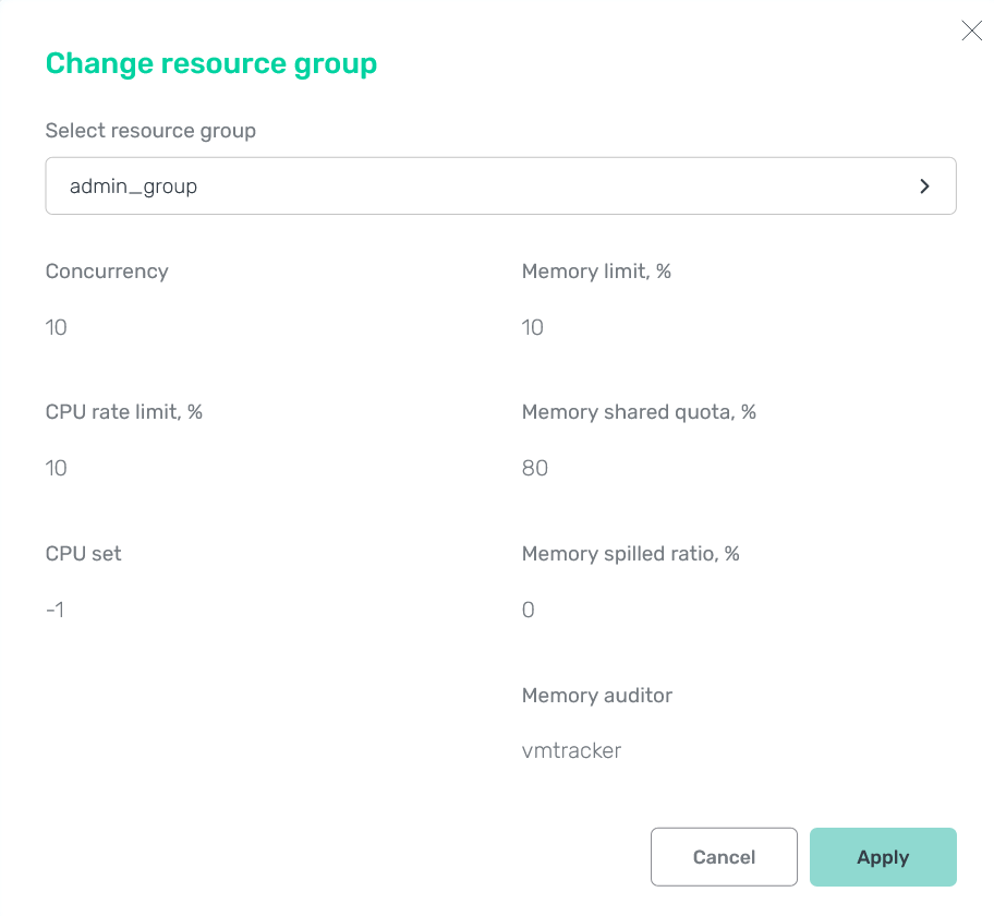 Select a resource group