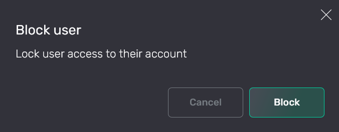 Confirm the operation