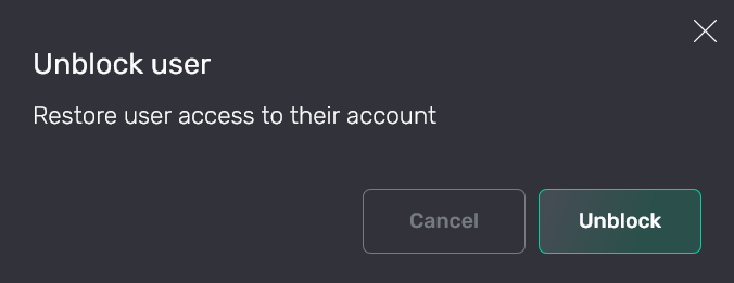 Confirm the operation