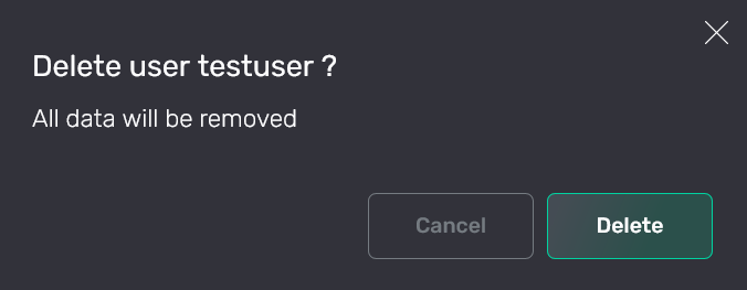 Confirm the operation