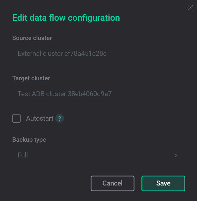 Edit a configuration