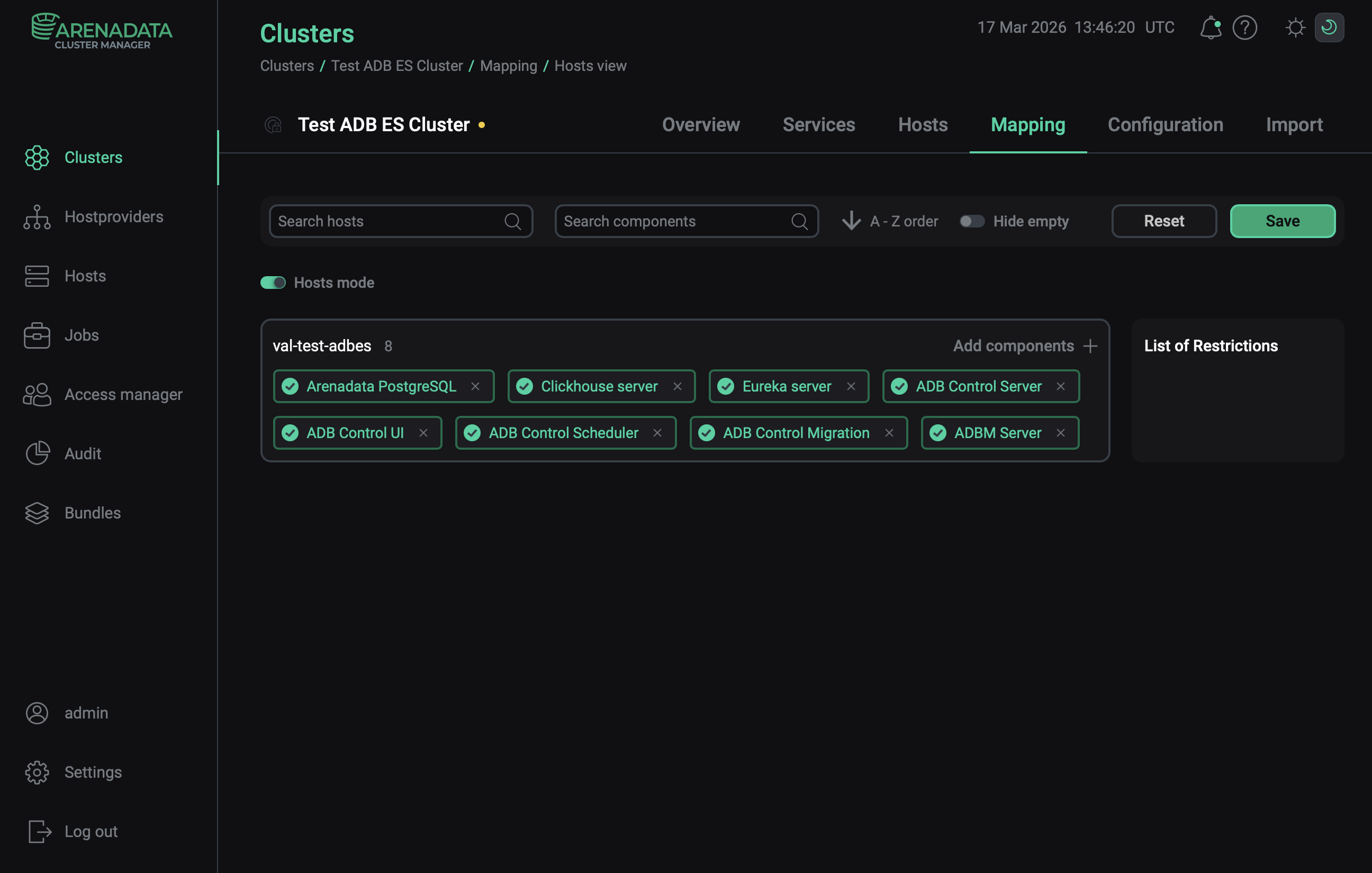 Use mapping by hosts