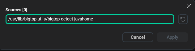 Dialog for adding a list configuration parameter