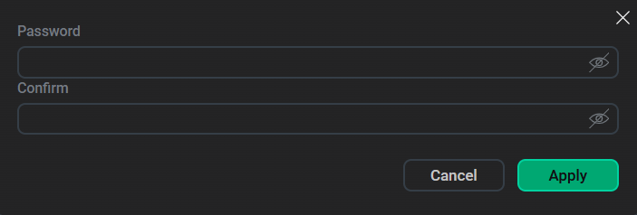 Sensitive data input field