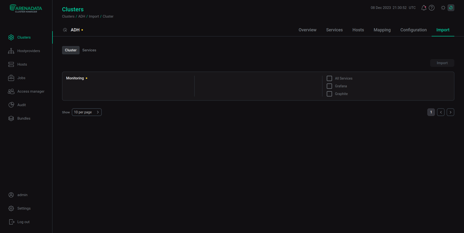 The first step of changing imports
