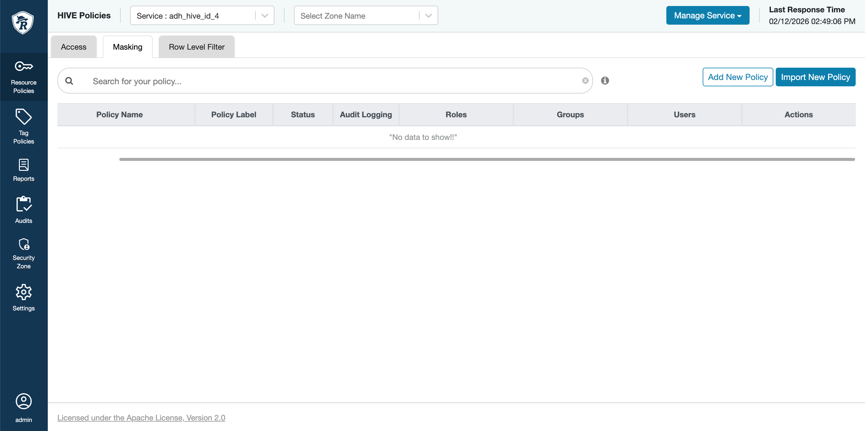 Masking tab in Ranger