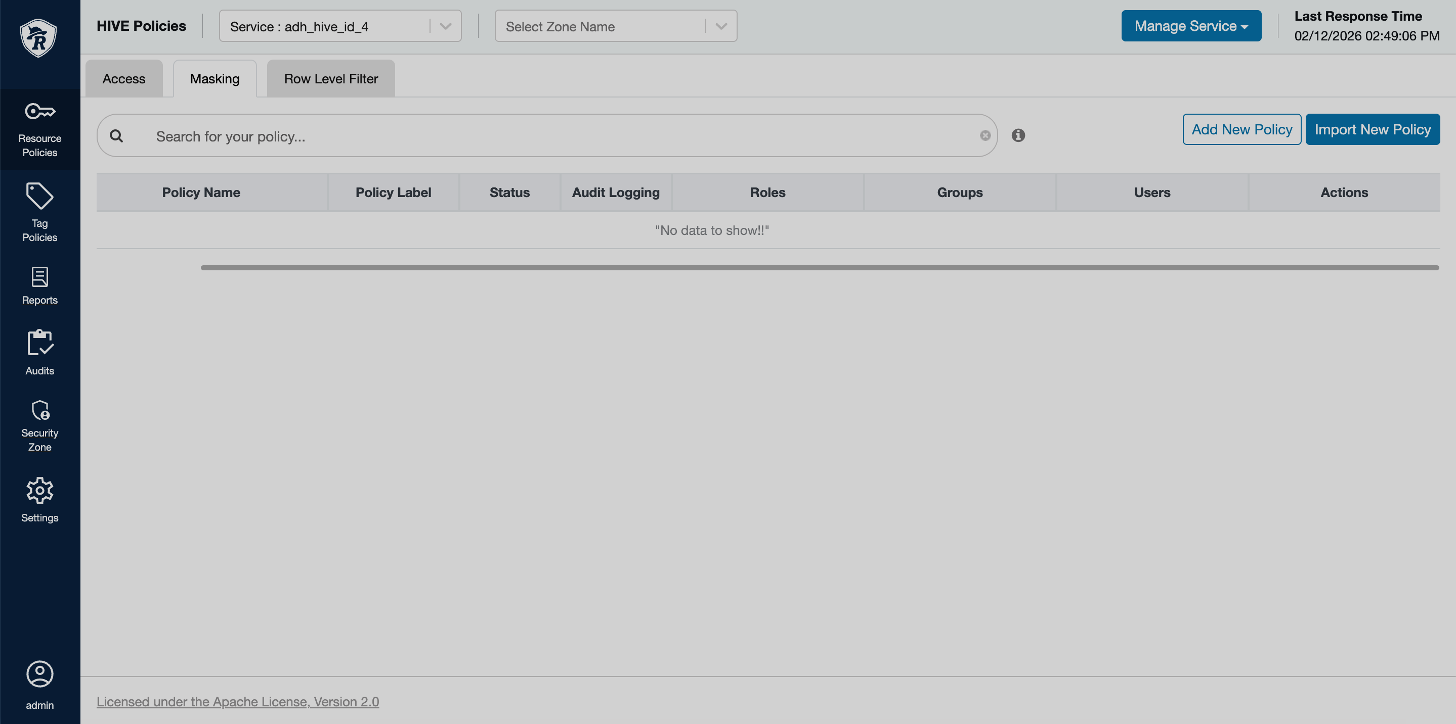 Masking tab in Ranger