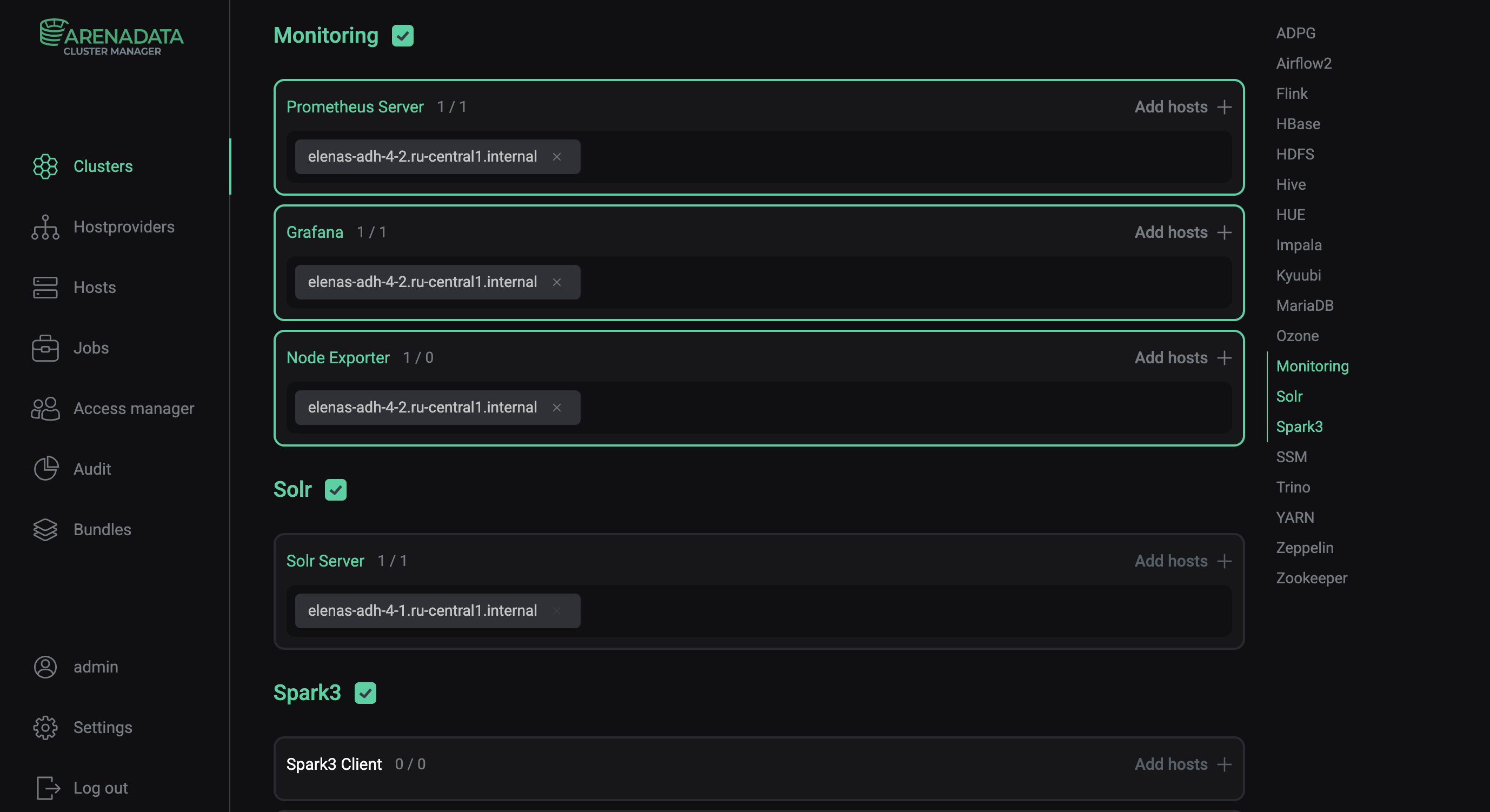 Switch to mapping service components
