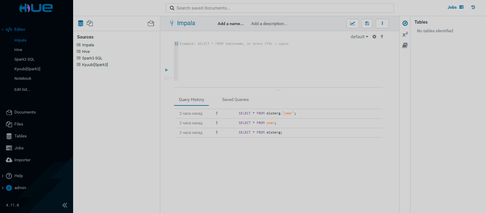 Editor page
