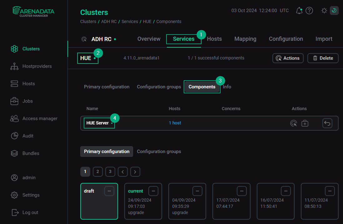 HUE Server component