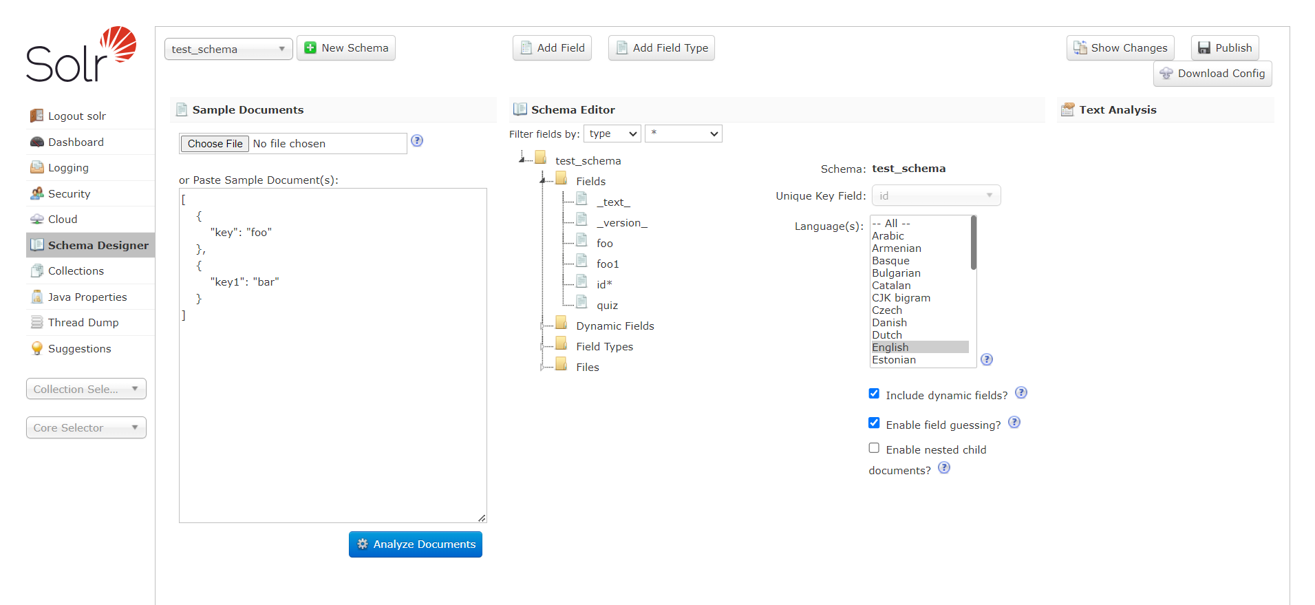 Schema Designer