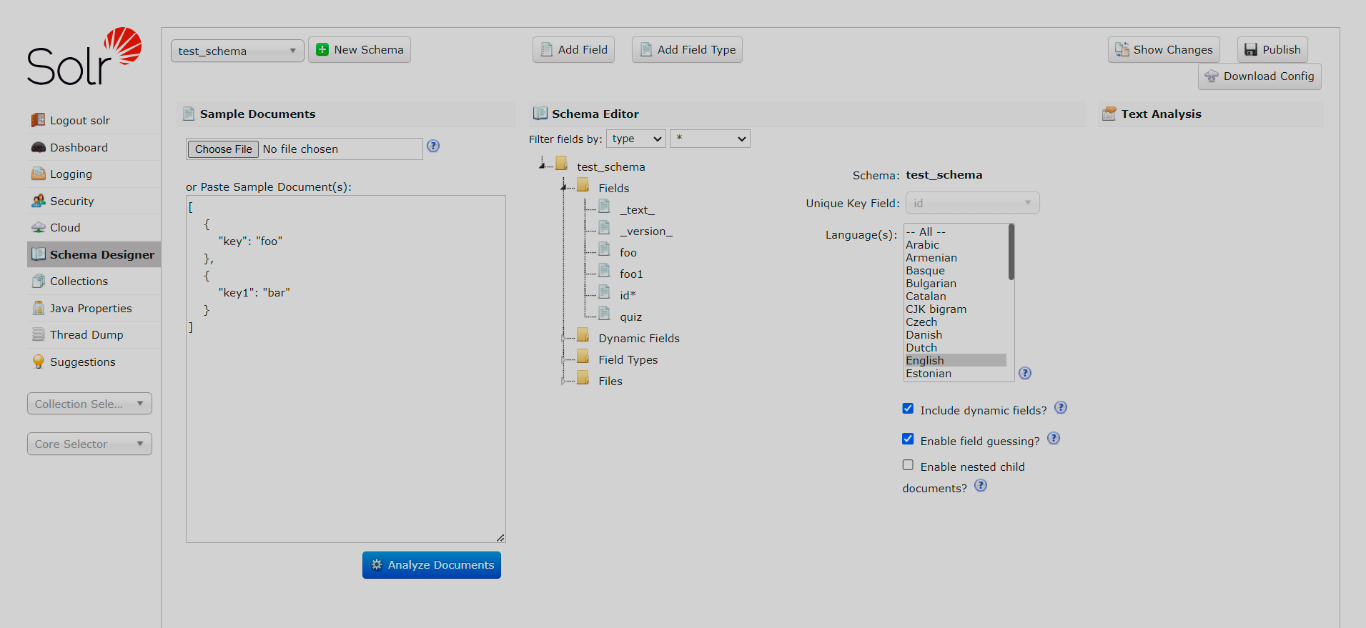 Schema Designer
