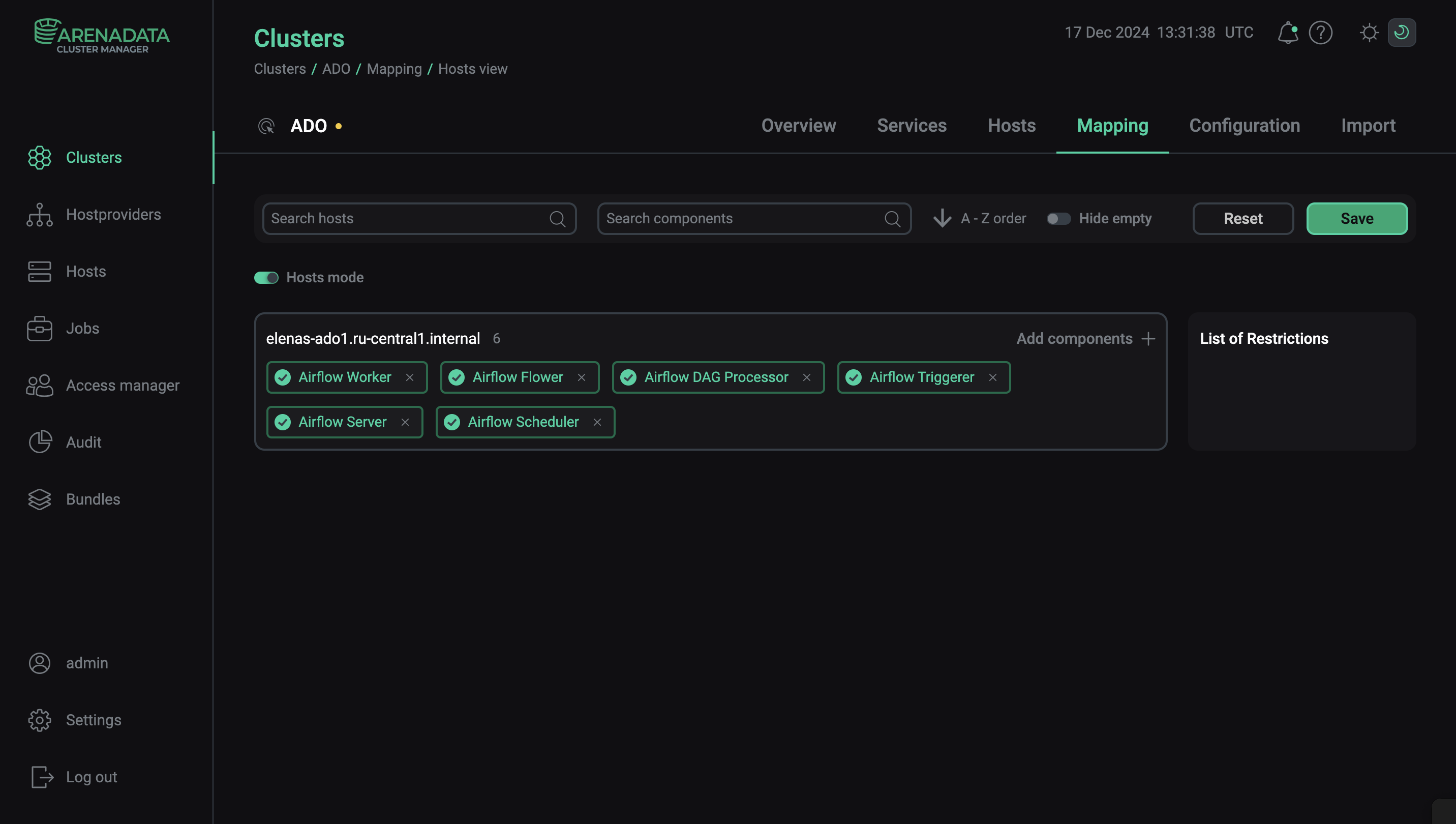Use mapping by hosts