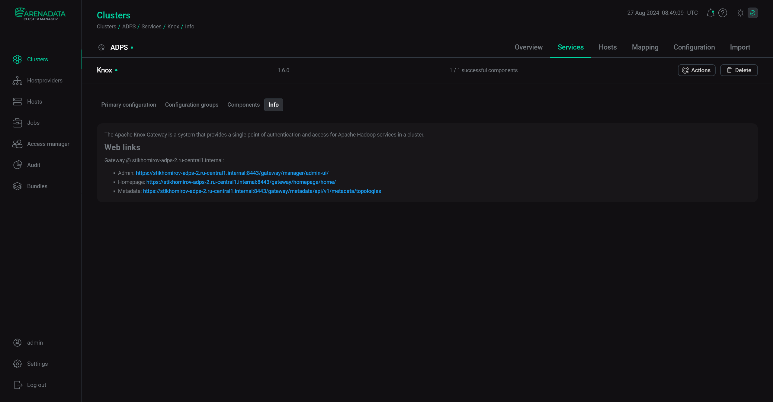 Knox web links