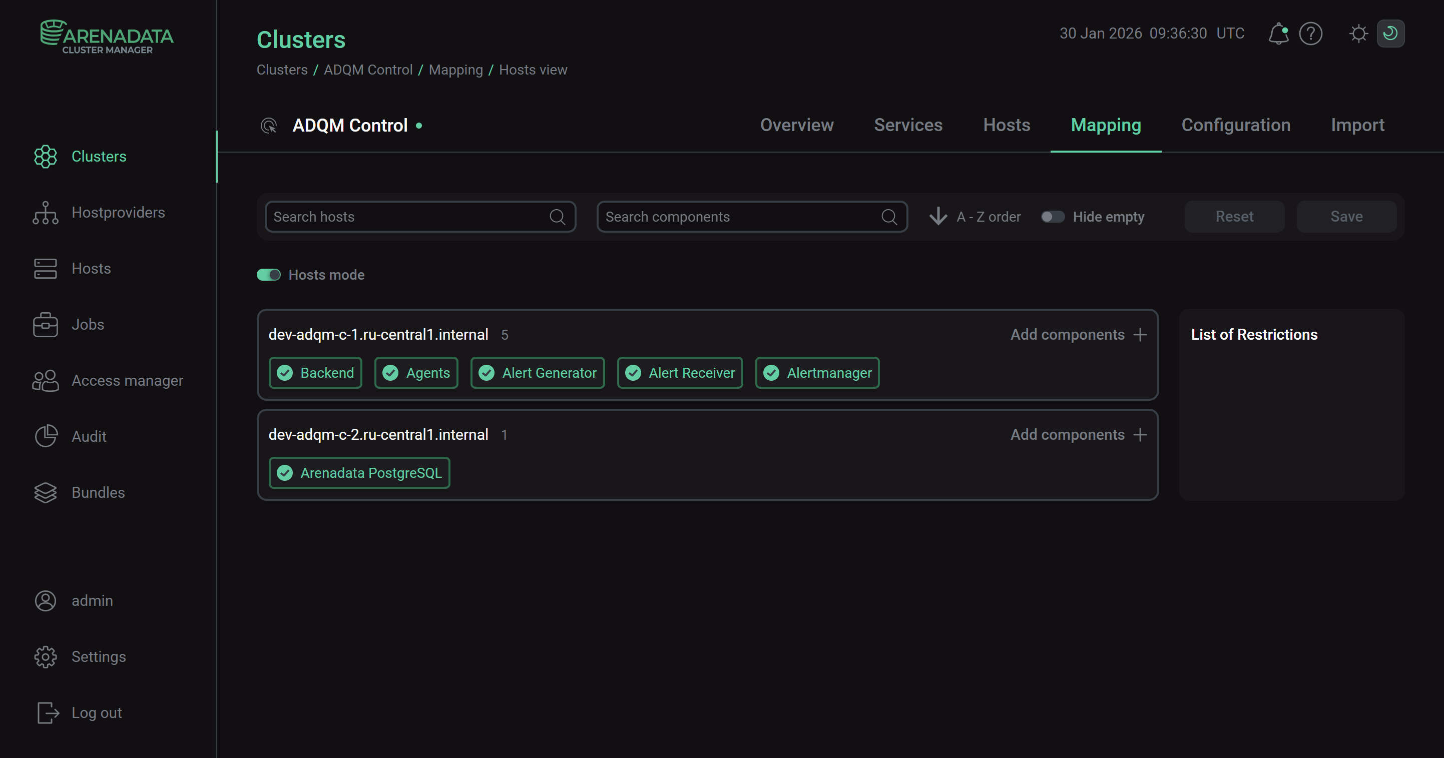 Use mapping by hosts