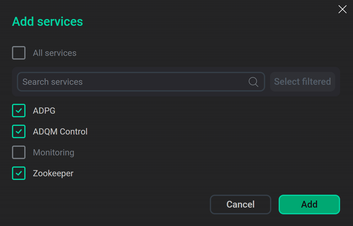 Select services
