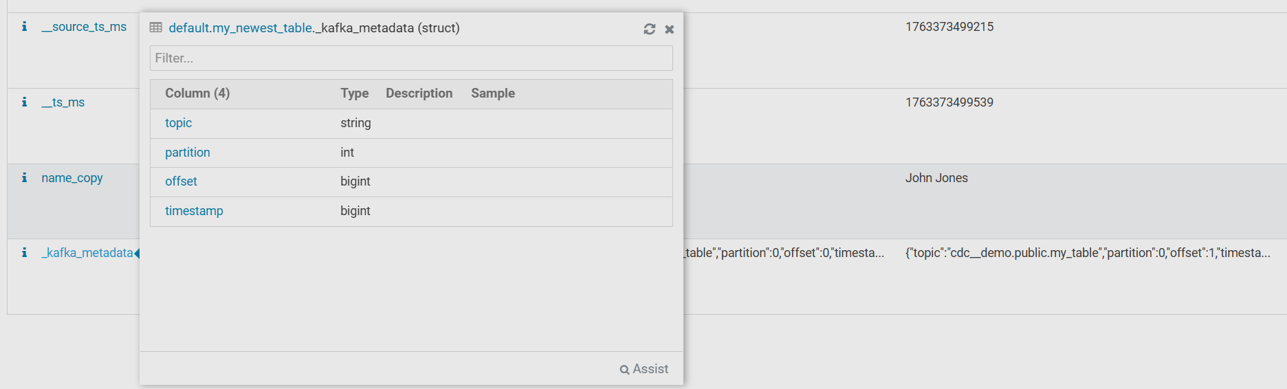_kafka_metadata field structure