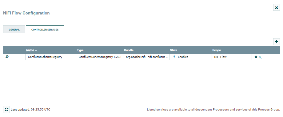 Controller service on the CONTROLLER SERVICES page