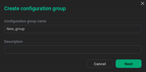 Create a host group