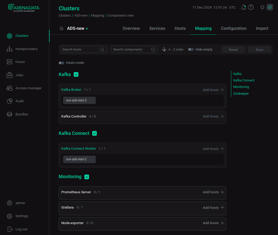 Switch to mapping service components