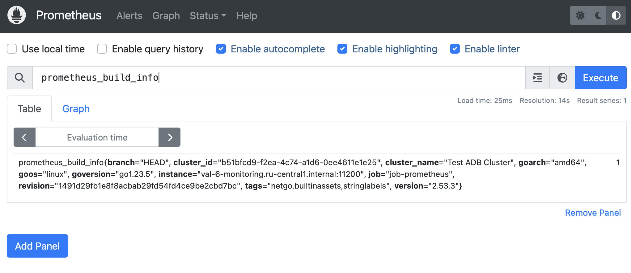 Использование Prometheus Query Language