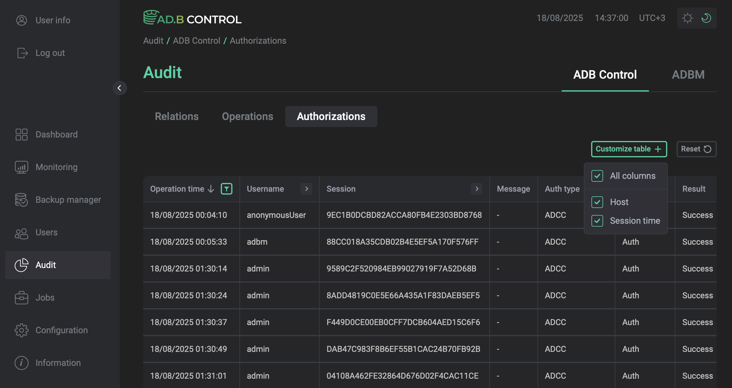 Кастомизация таблицы с данными