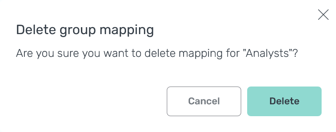 Подтверждение удаления