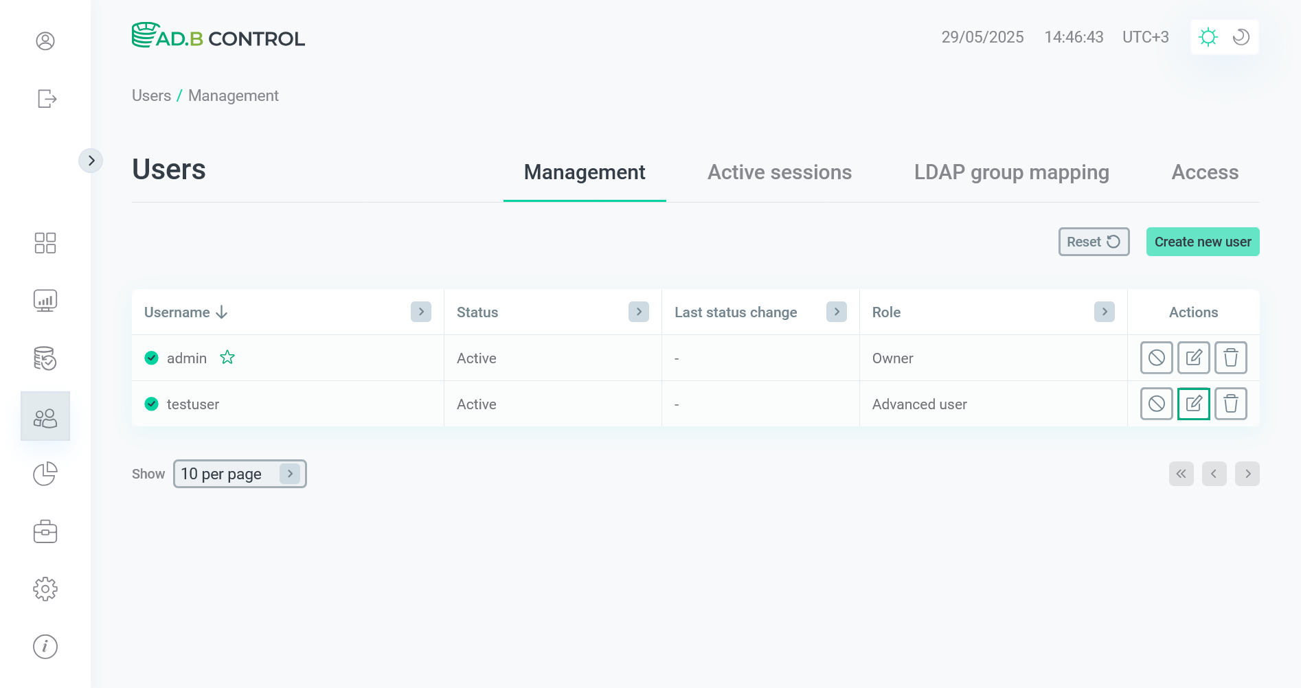 Переход к редактированию