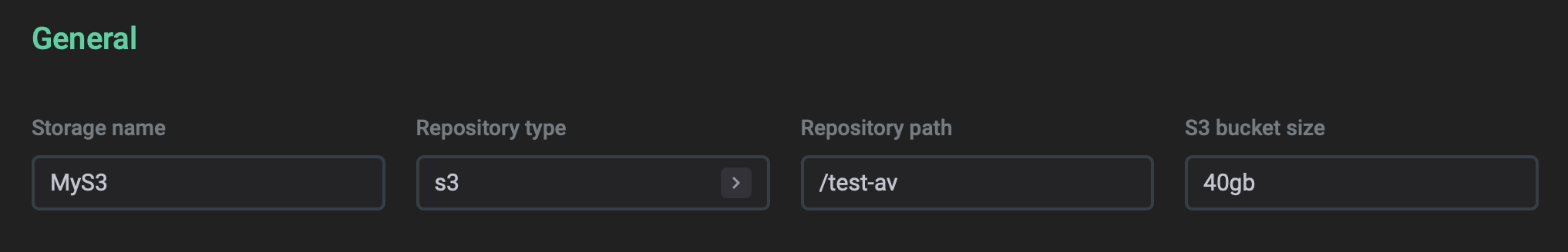 Секция General