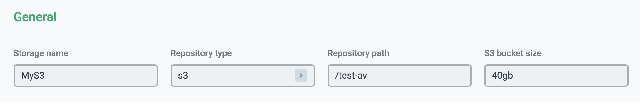 Секция General