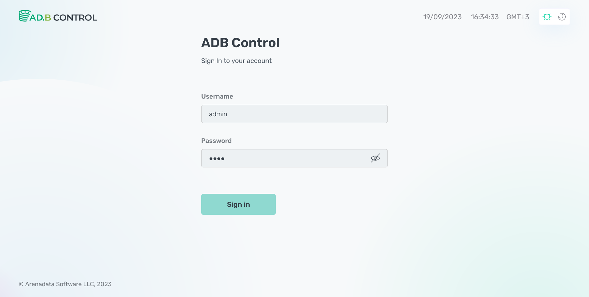 Подключение к ADB Control