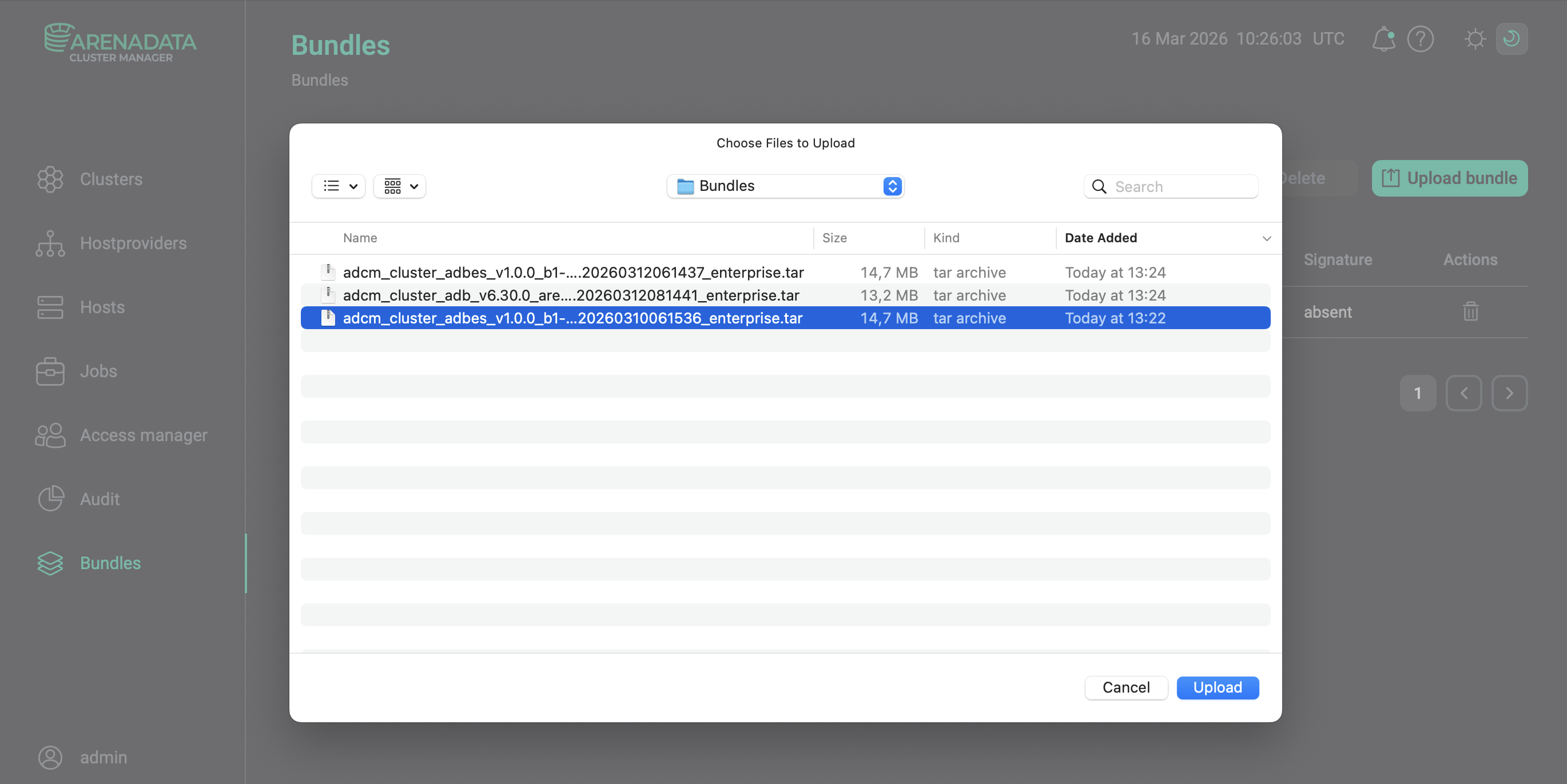 Переход к загрузке бандла