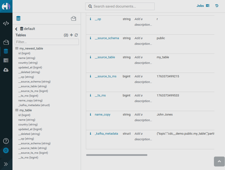Схема таблицы Iceberg