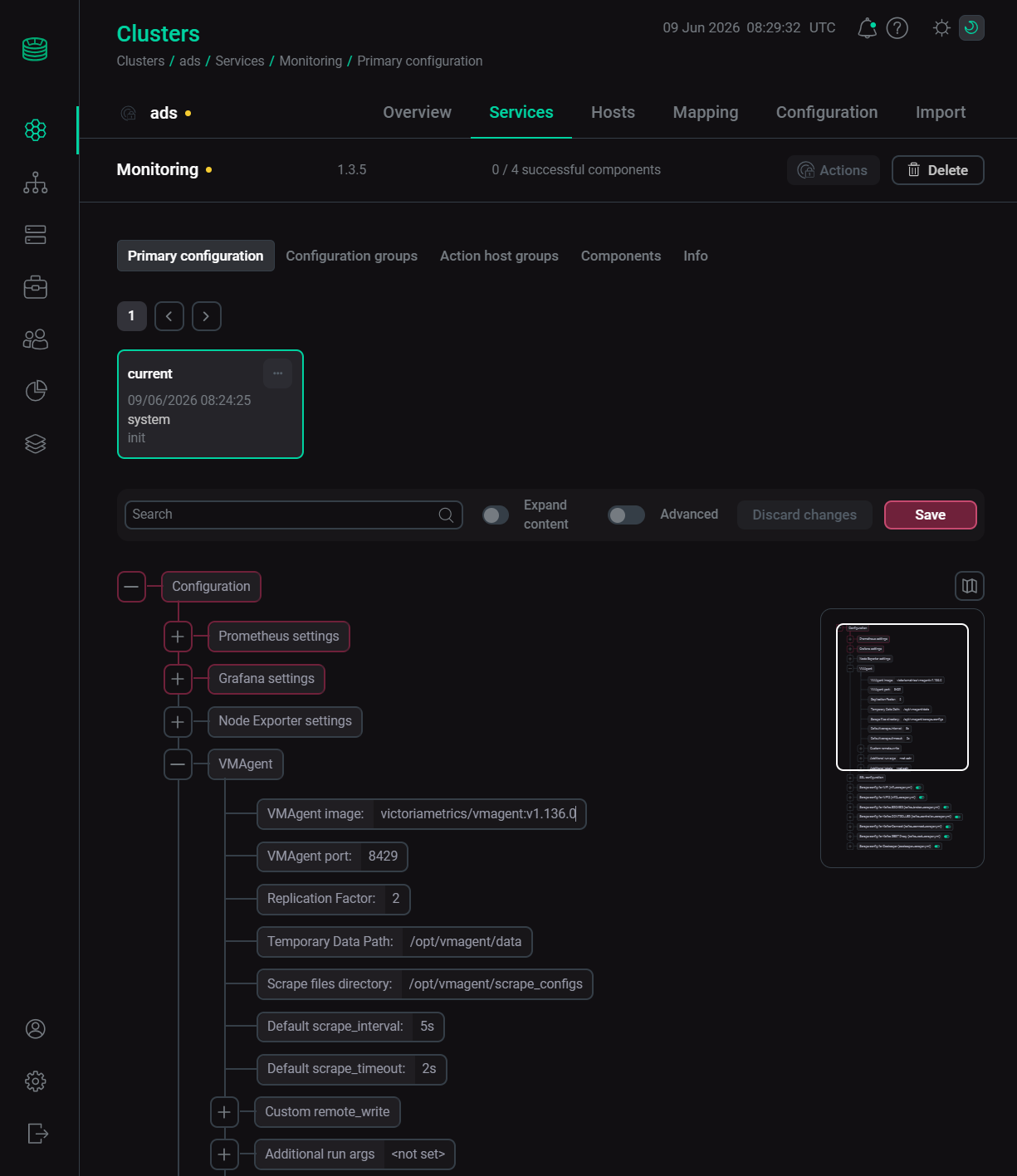 Настройка сервиса Monitoring